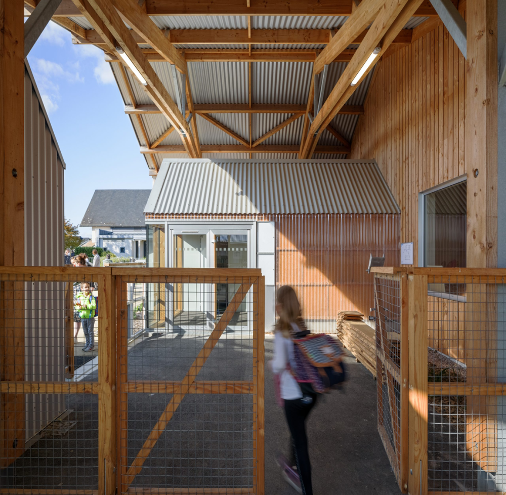 Ecole de Baulon (35)  Faro Architectes.  © François Dantart